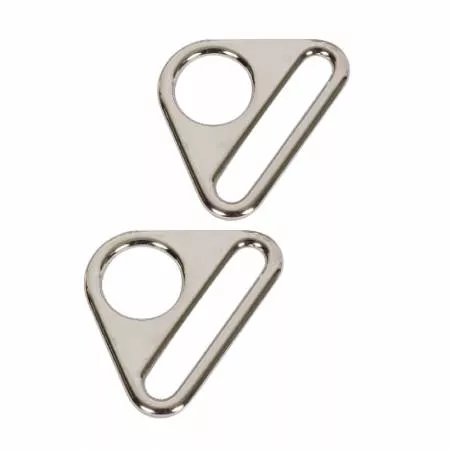 (2) 1.5 Triangle Ring Nickel - HAR15TRNTWO