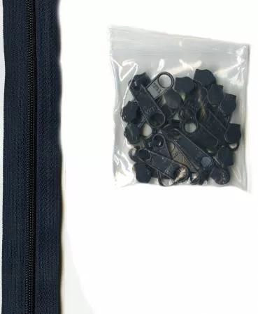 Zips-by-the-Yard; Navy - ZIPYD-235